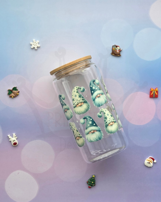 'Winter Gonks' 16oz Libby Glass