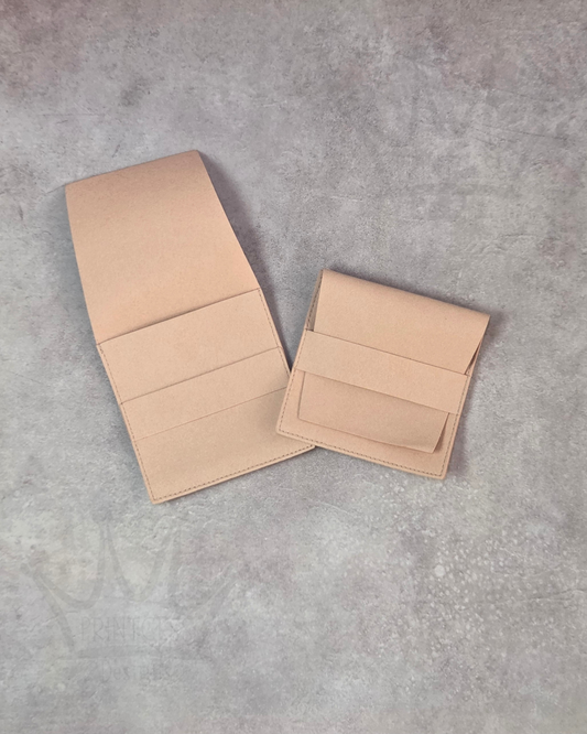 Dusky Pink Faux Suede Jewellery Pouch