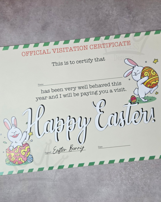 Easter Certificate