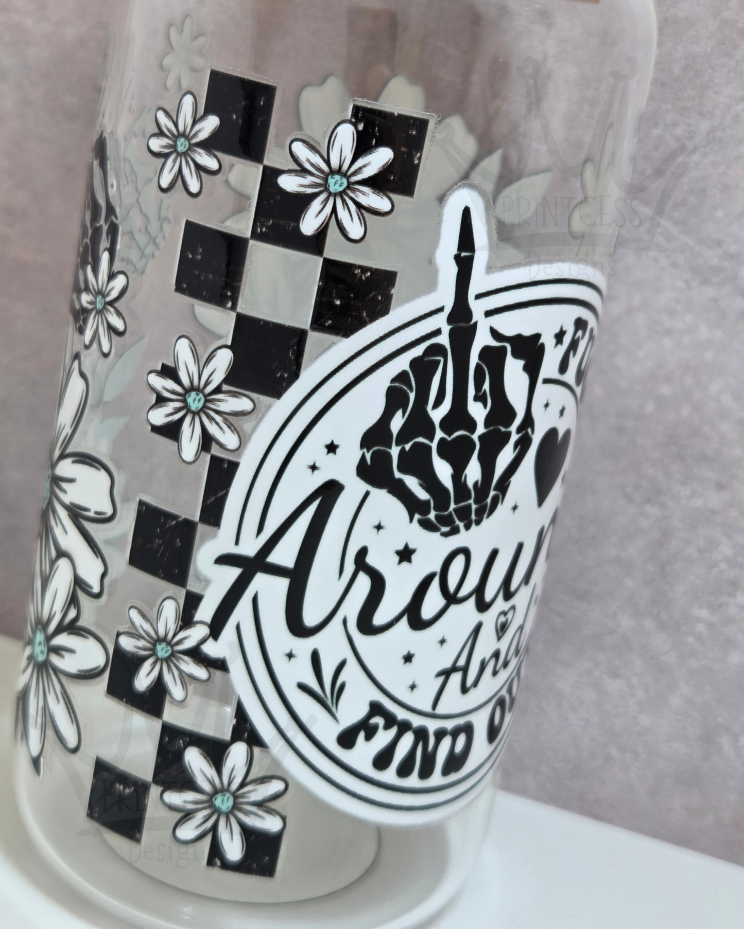 'FAAFO' Glass Libby Set