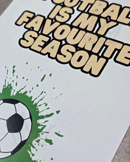 Football A5 Print