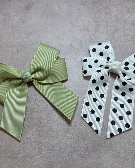 Clip-in Hair Bow Set