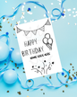 Personalised Birthday Label