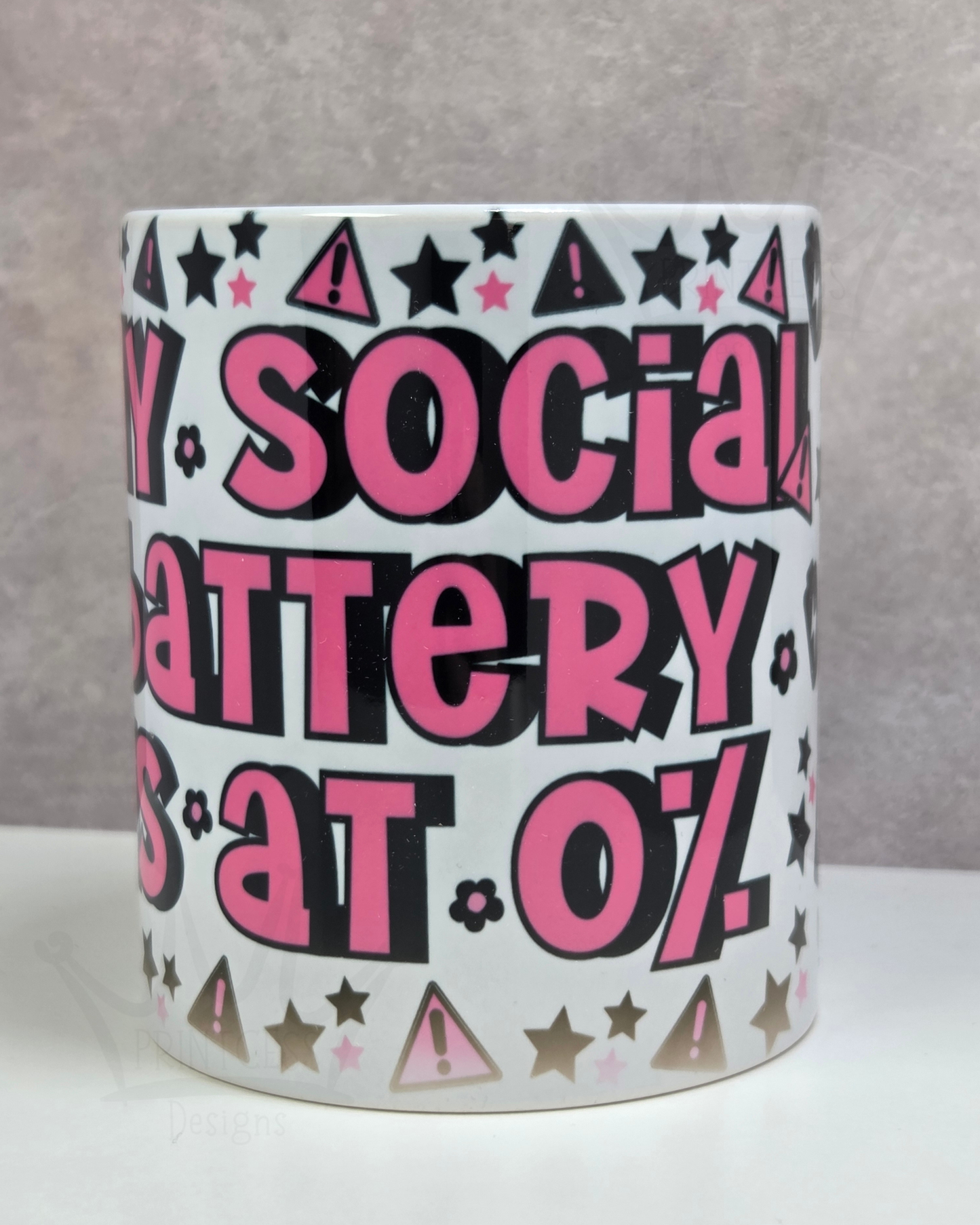 IMPERFECT: 'Social Battery' Mug