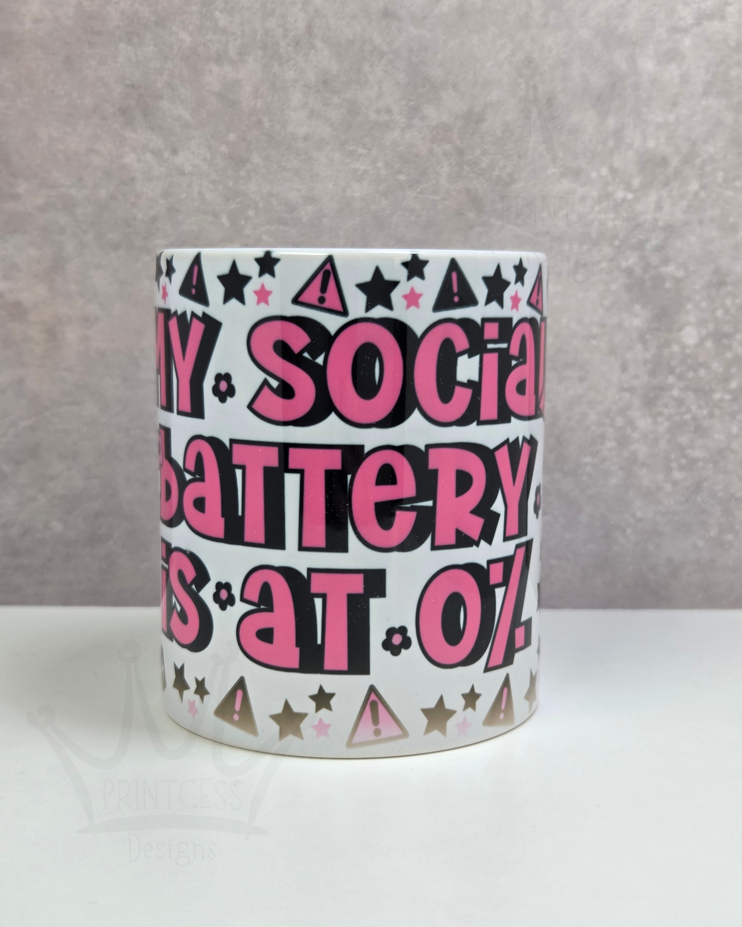 IMPERFECT: 'Social Battery' Mug