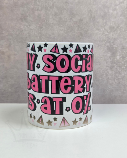IMPERFECT: 'Social Battery' Mug
