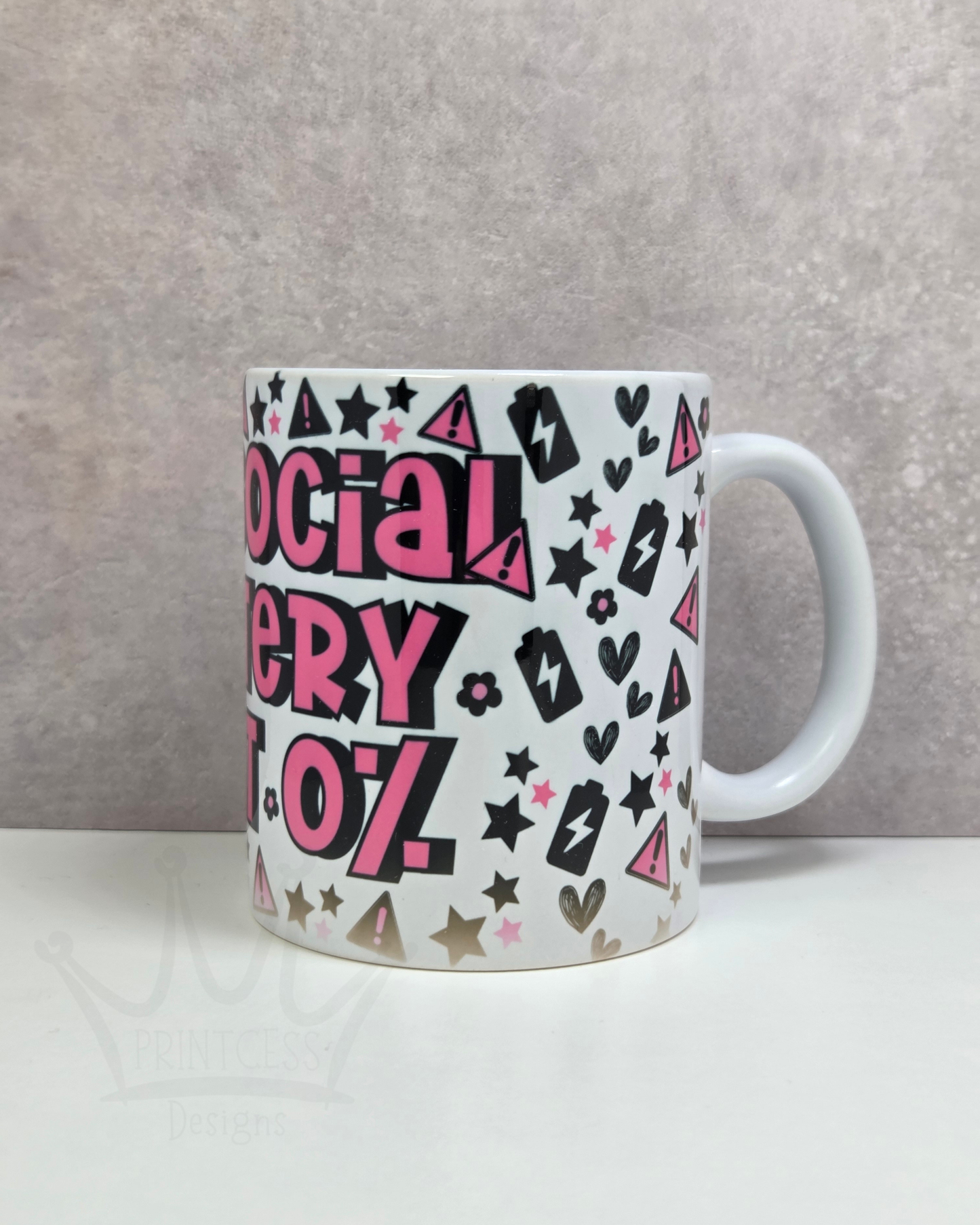 IMPERFECT: 'Social Battery' Mug