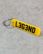 'Legend' Reg-Plate Keyring