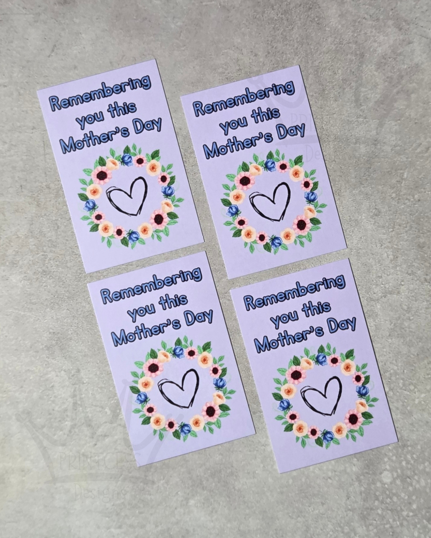 Lilac Remembering Mother's Day - Mini Keepsake Print