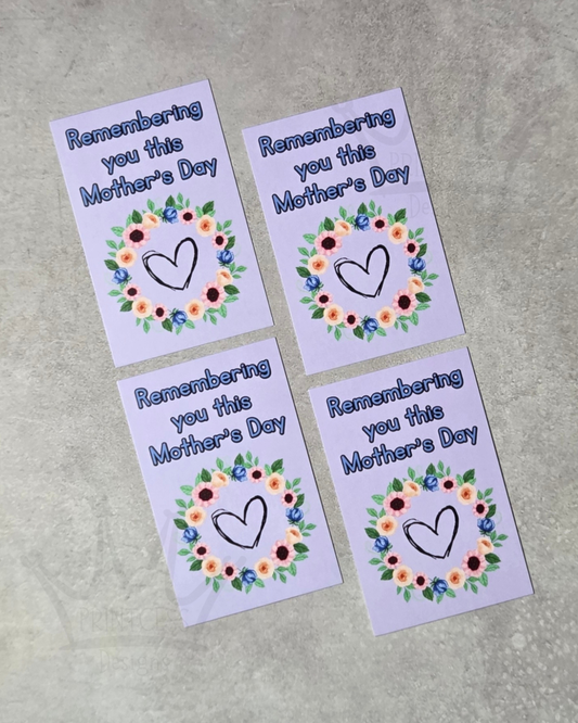 Lilac Remembering Mother's Day - Mini Keepsake Print