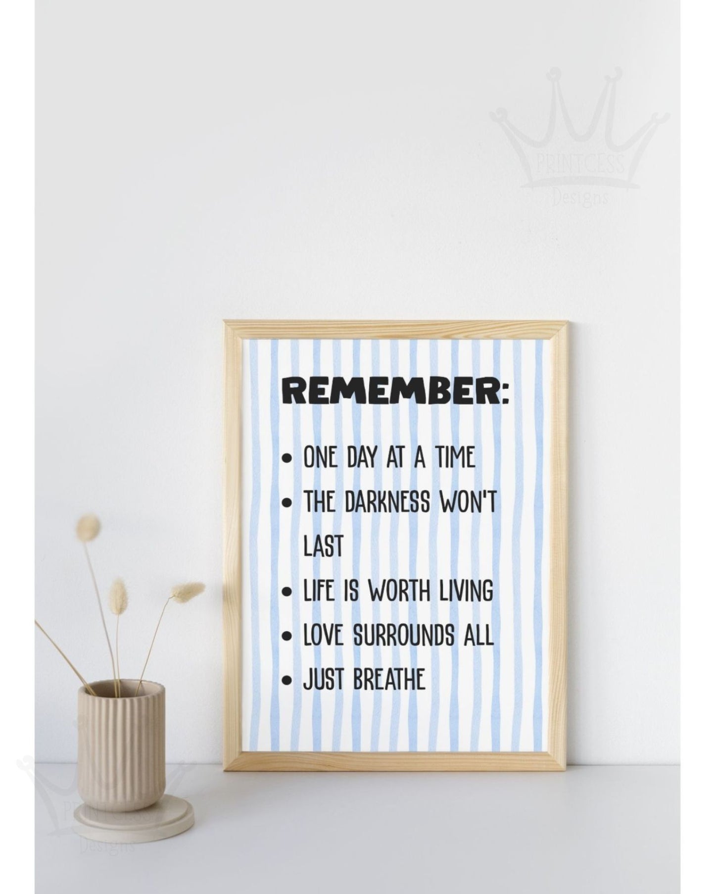 Mental Health Quotes - A4 Print
