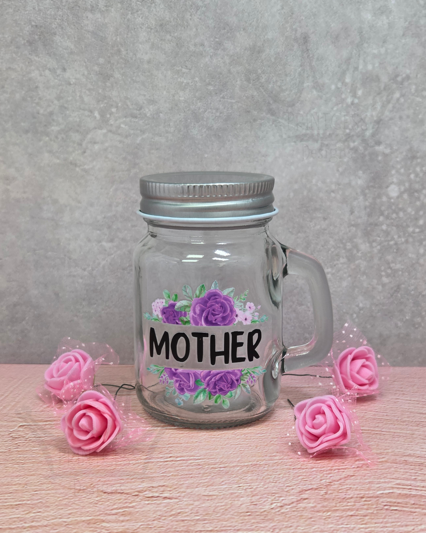 'Mother' Mini Mason Favour Jar