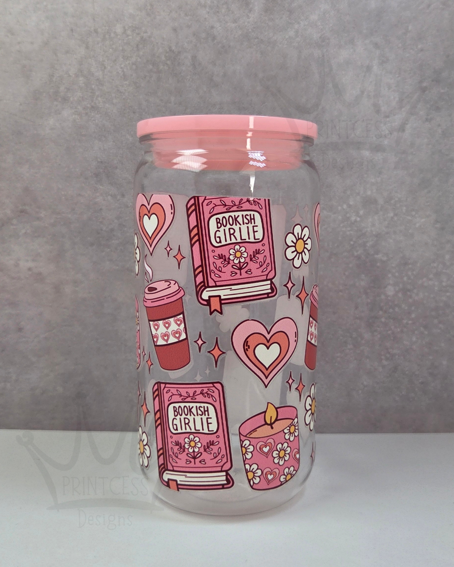 'Bookish Girlie' Plastic Libby Cup