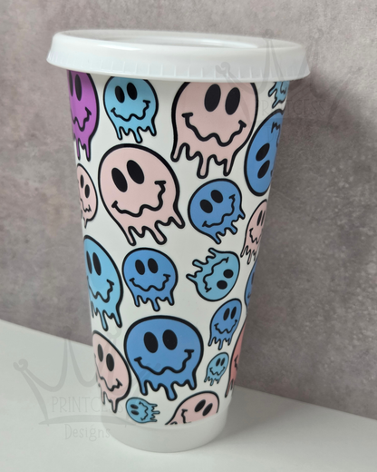Smiley Faces 24oz Tumbler