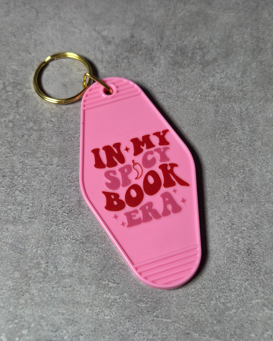 'Spicy Book Era' Keyring (pink)