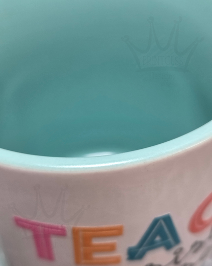 IMPERFECT: Teacher Assistant Mug (mint inner)