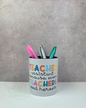 'Teacher Assistant' Ceramic Pen Pot