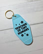 'Teacher of Tiny Humans' Keyring (pastel blue)