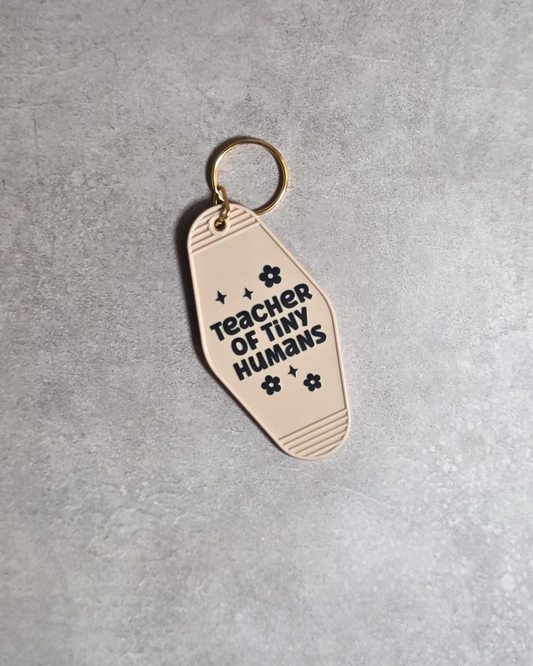 'Teacher of Tiny Humans' Keyring (nude)