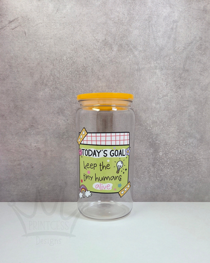 'Teacher Goals' - Plastic Libby