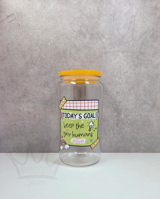 'Teacher Goals' - Plastic Libby