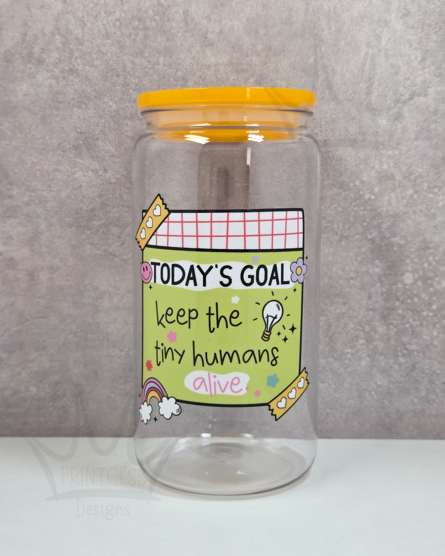 'Teacher Goals' - Plastic Libby