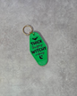 'Thick Witchy' Keyring (green)