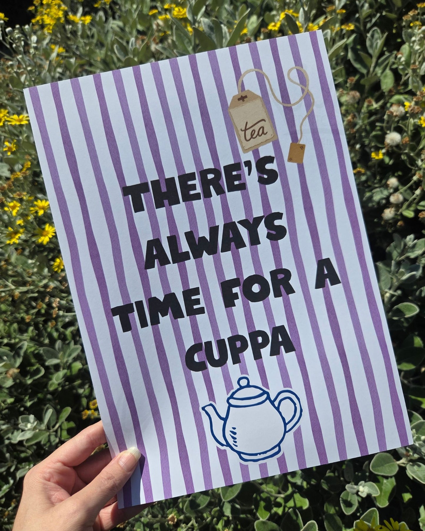 Time for a Cuppa Print - A4
