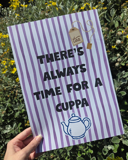 Time for a Cuppa Print - A4