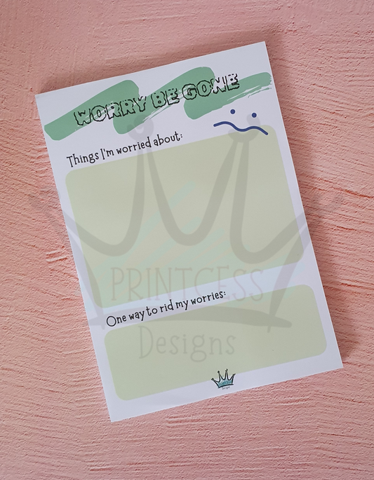 Worry Be Gone Notepad A5