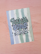 Positive Vibes A5 Print