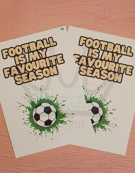 Football A5 Print