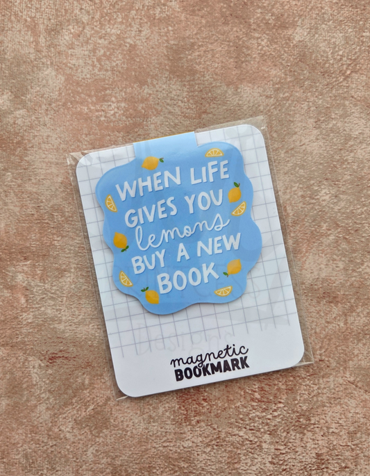 Life Lemons - Magnetic Bookmark