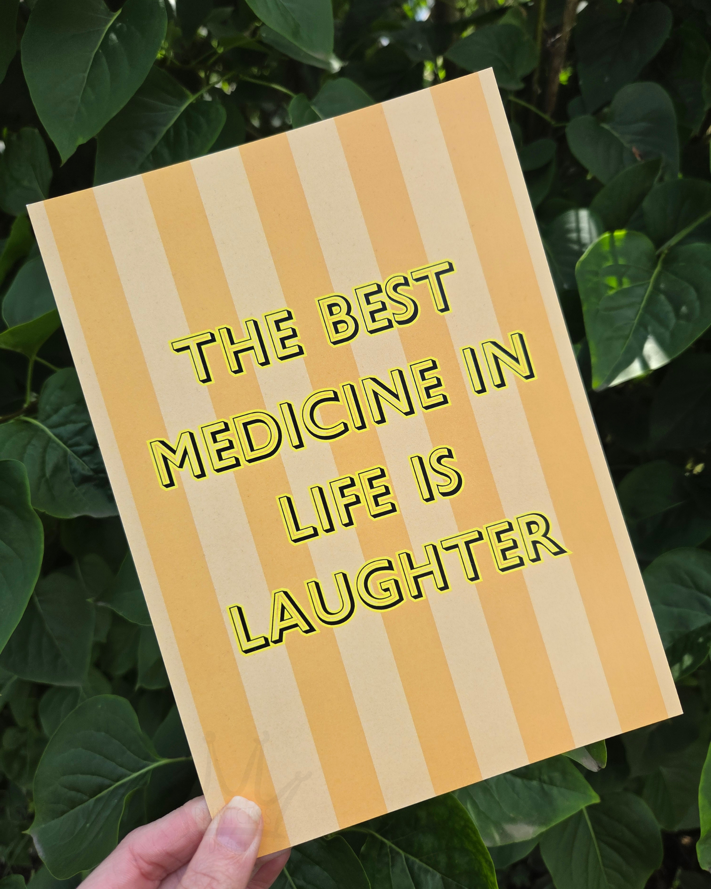 Best Medicine is Laughter A5 Print