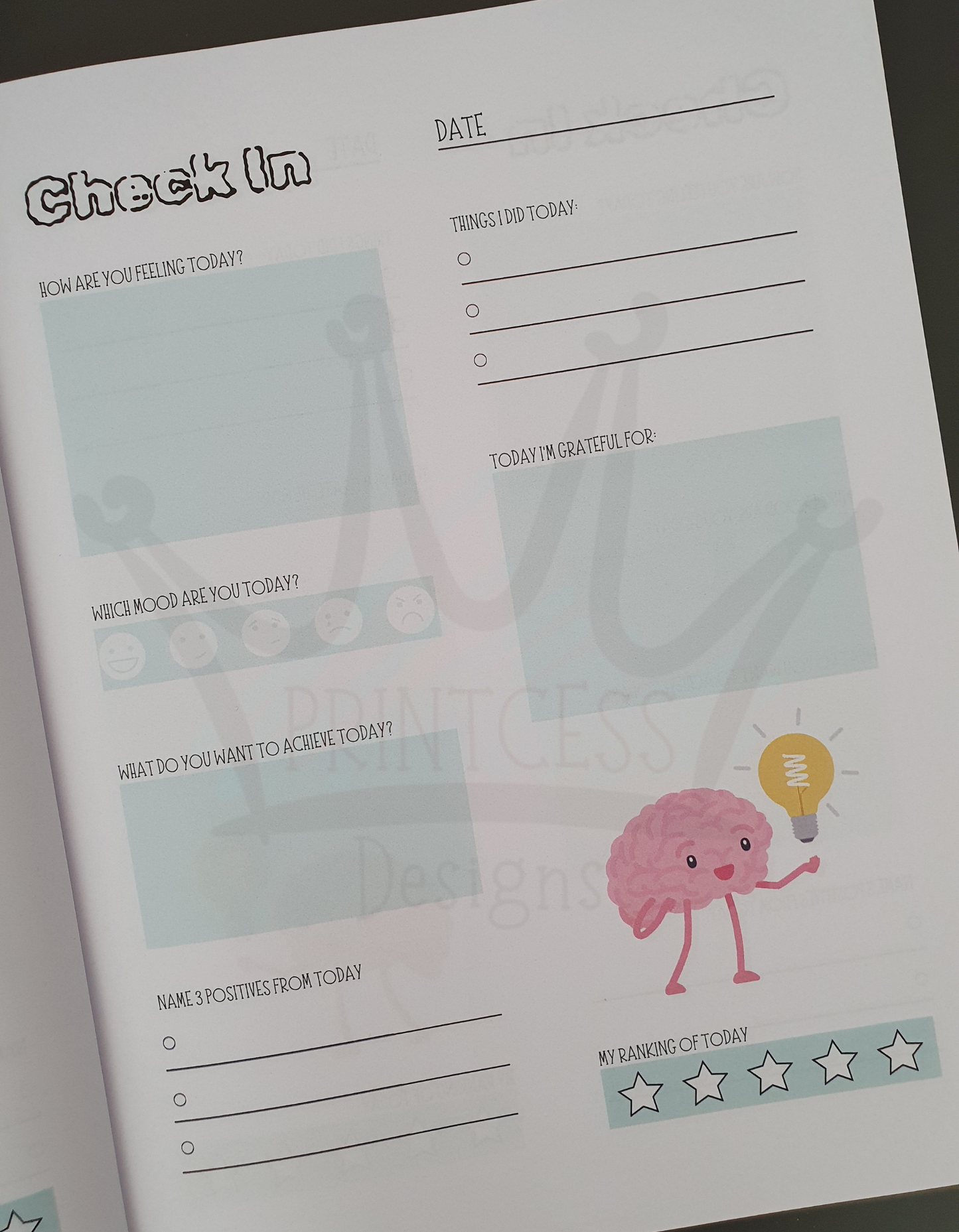 My Daily Check-In Journal - Paperback