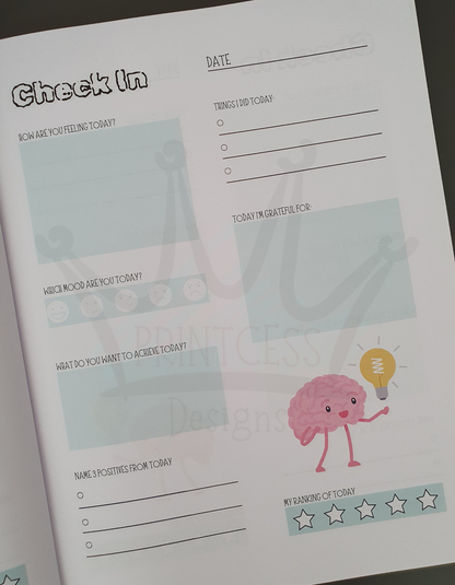 My Daily Check-In Journal - Paperback
