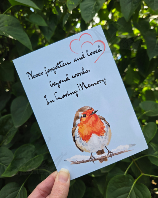 In Loving Memory - Robin Keepsake Print
