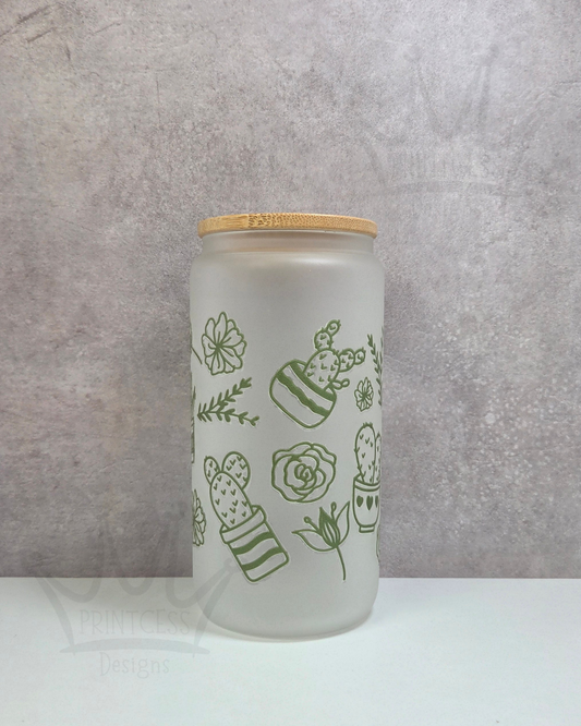 'Green Cacti' Libby Glass