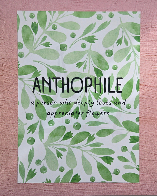 Anthophile A4 Print