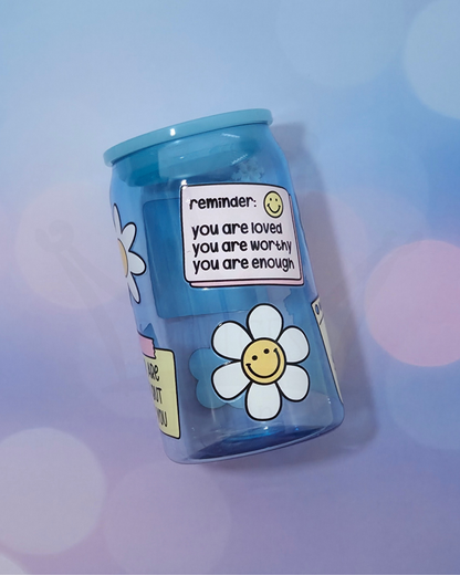 'Pastel Reminders' - Blue Plastic Libby Cup