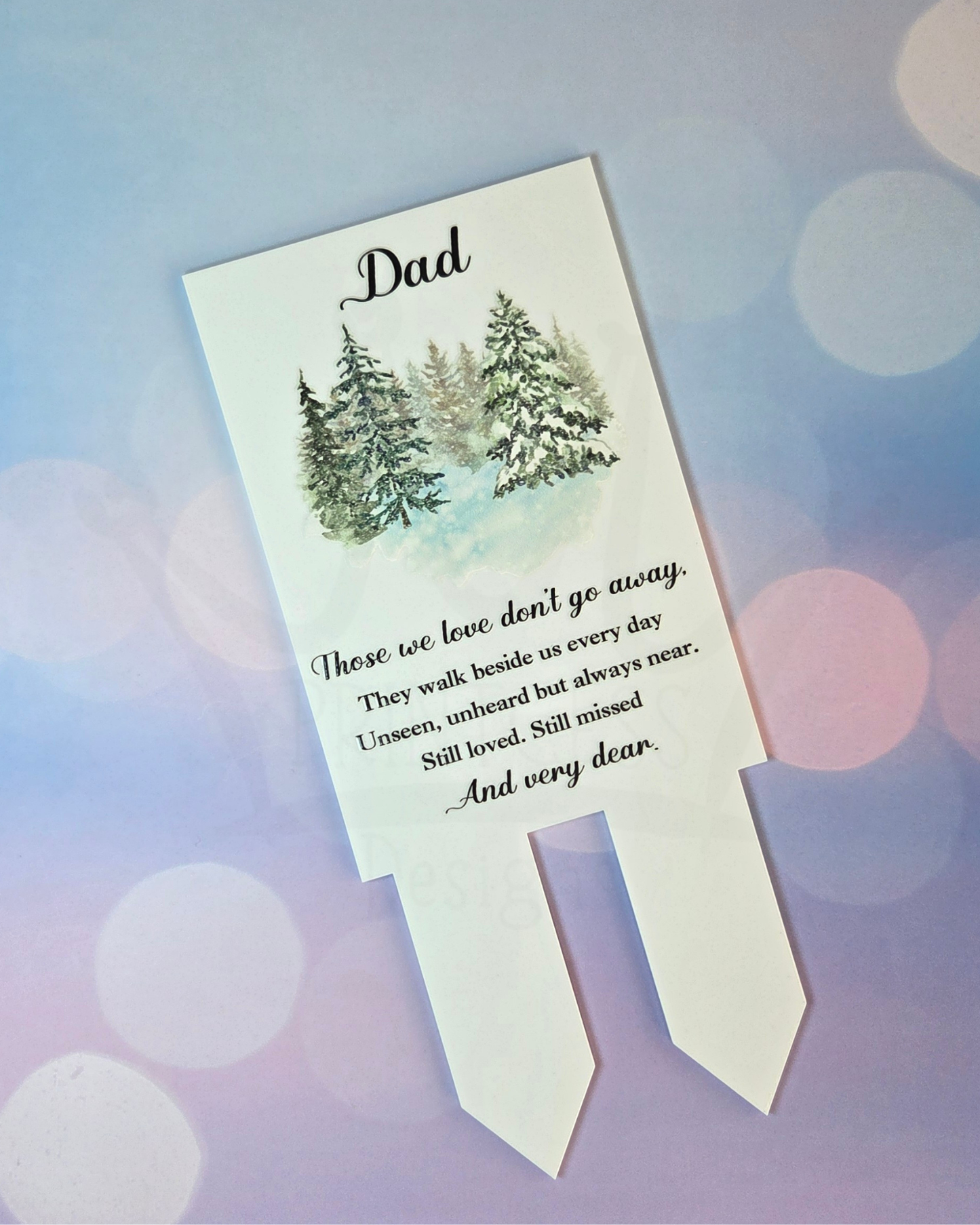 'Winter Dad' Grave Marker