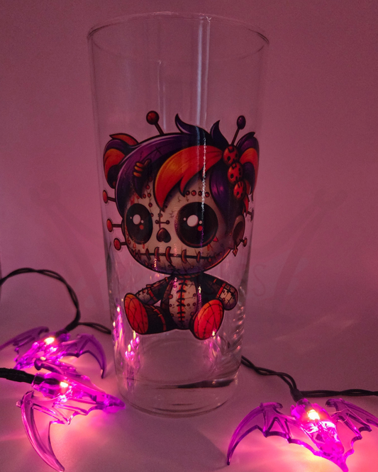'Pin Doll' Purple 40cl Glass